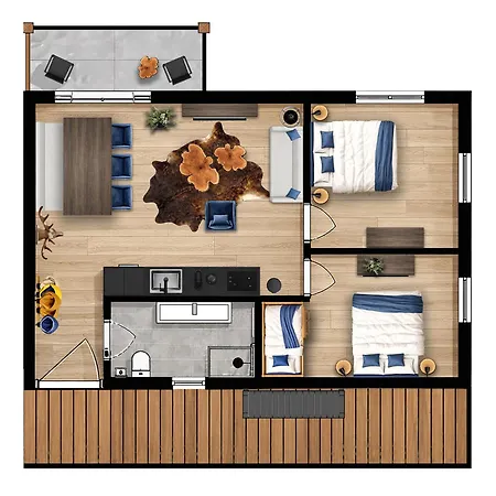 Stylish Loft With Mountain View Near The *