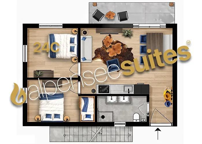 Stylish Loft With Mountain View Near The Appartement Afritz